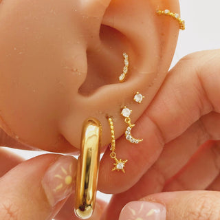 Pendientes Hailey Gold