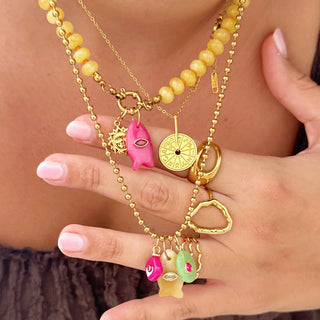 Charm Zara Pink Gold