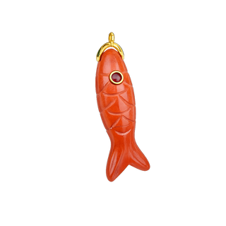 Loa Coral Gold Charm