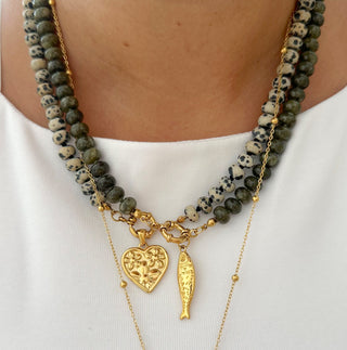 Collar Mina Dalmatian Gold