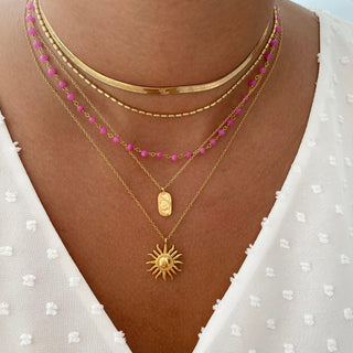 Dere Coral Gold Necklace