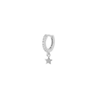 Pendiente Jadd Star Silver
