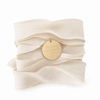 Charm Base Lazo Nude Gold