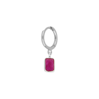 Val Pink Silver Earring