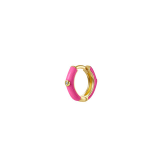 Coney Pink Gold Earrings
