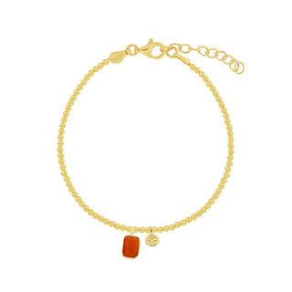Lao Coral Gold Bracelet