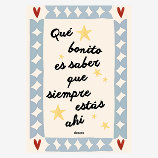 Tarjeta Siempre estás ahí