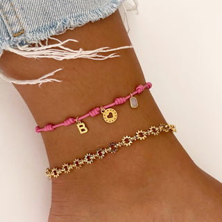 Ina Rose Silver Anklet