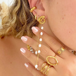 Pendientes Nidom Gold