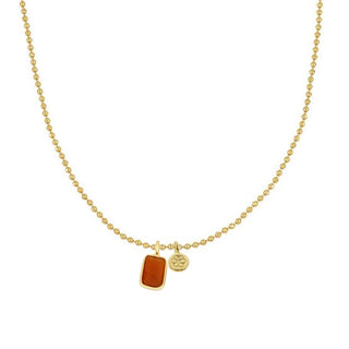 Lao Coral Gold Necklace