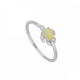 Anillo Clo White Silver