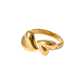 Hearts Gold Ring