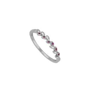 Anillo Lorde Pink Silver