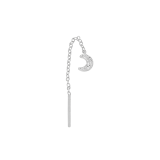 Bame Moon Silver Earring