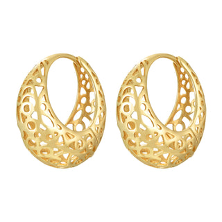 Big Manila Gold Earrings