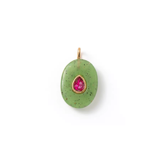 Dora Green Gold Charm
