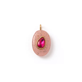 Yanna Pink Gold Charm