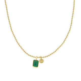 Lao Green Gold Necklace