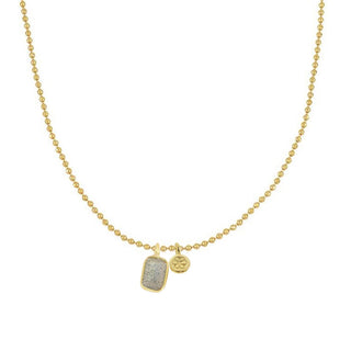Lao Grey Gold Necklace