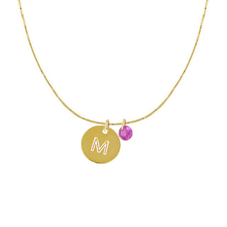 Pola Pink Gold Necklace