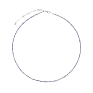 Collar Mica Blue Silver