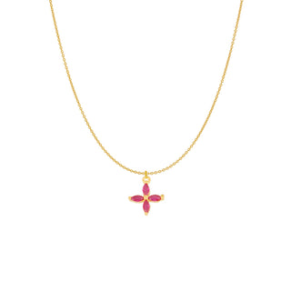 Moli Pink Gold Necklace