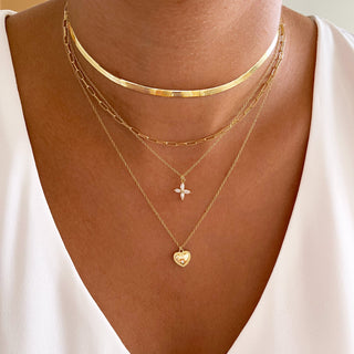 Moli White Gold Necklace