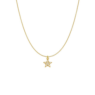 Star White Gold Necklace