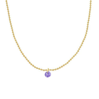 Vani Violet Gold Necklace