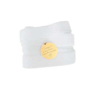 Charm Base Lazo White Gold