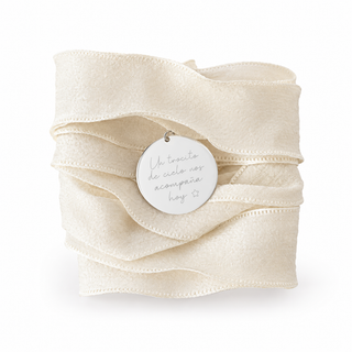 Charm Base Lazo Nude Silver