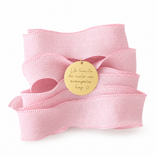 Charm Base Lazo Pink Gold