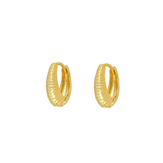 Mini Hane Gold Earrings