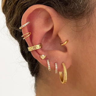 Rim 12 Gold Earrings