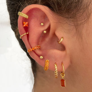 Val Coral Earring Gold