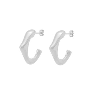 Pendientes Fica Silver