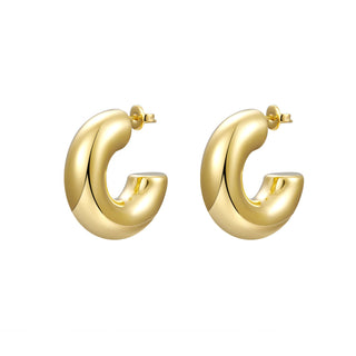Giant Gold Earrings