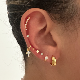Mini Star Silver Piercing