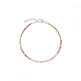 Pulsera Mica Turmalina Silver