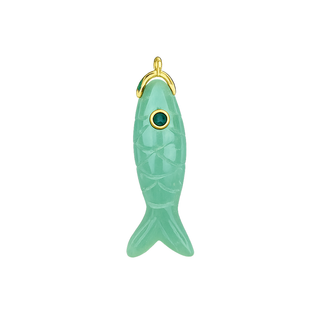 Loa Green Gold Charm
