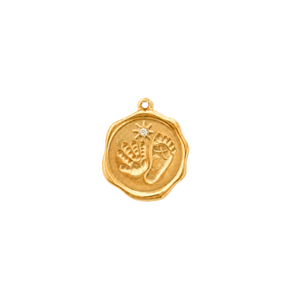 Born Gold Charm