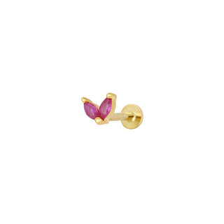 Dois Pink Gold Piercing