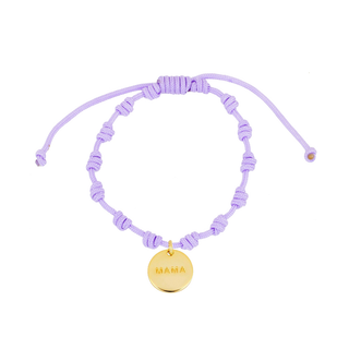 Mama Violet Gold Bracelet