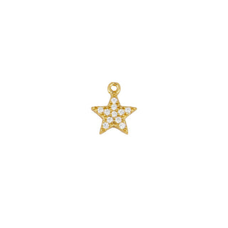 Charm Star White Gold