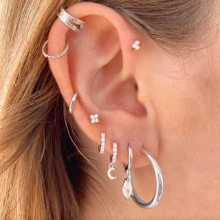 Lora 10 Silver Earrings