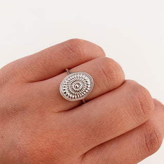 Carpe Silver Ring