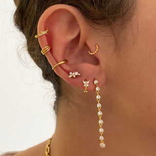 Bula White Gold Earrings