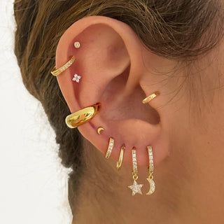 Arla Moon Silver Earrings