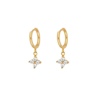 Julieta White Gold Earrings