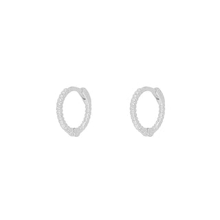 Mini Kim Silver Earrings